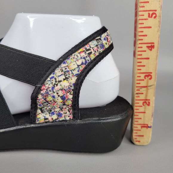 Bernie Mev Womens Splash Lisa Sandal Crisscross Elastic Strap Multicolor Size 38 - Picture 12 of 12